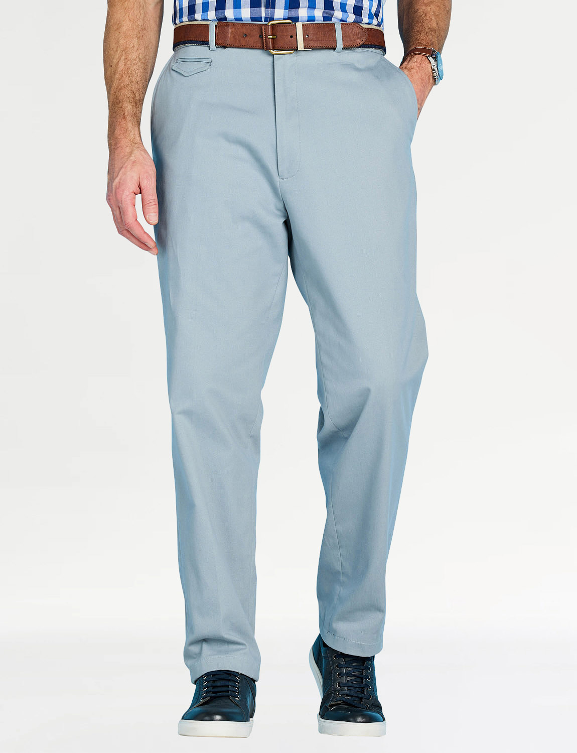 cotton chino trousers
