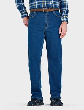 Mens Stretch Waist Denim Jean