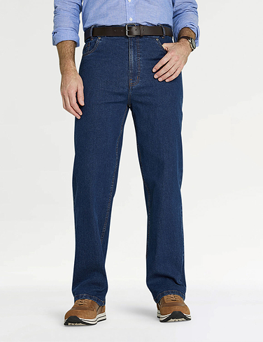 Pegasus Hidden Stretch Waist Jean With FREE Belt