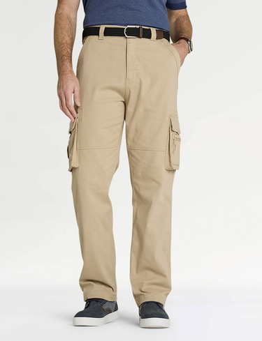 Pegasus Stretch Cargo Trousers With FREE Belt