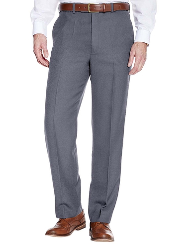 mens high waisted wool trousers