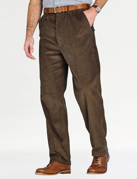 High Waist Corduroy Trouser
