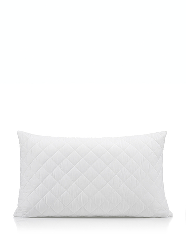 Quilted Pillow Protector - White