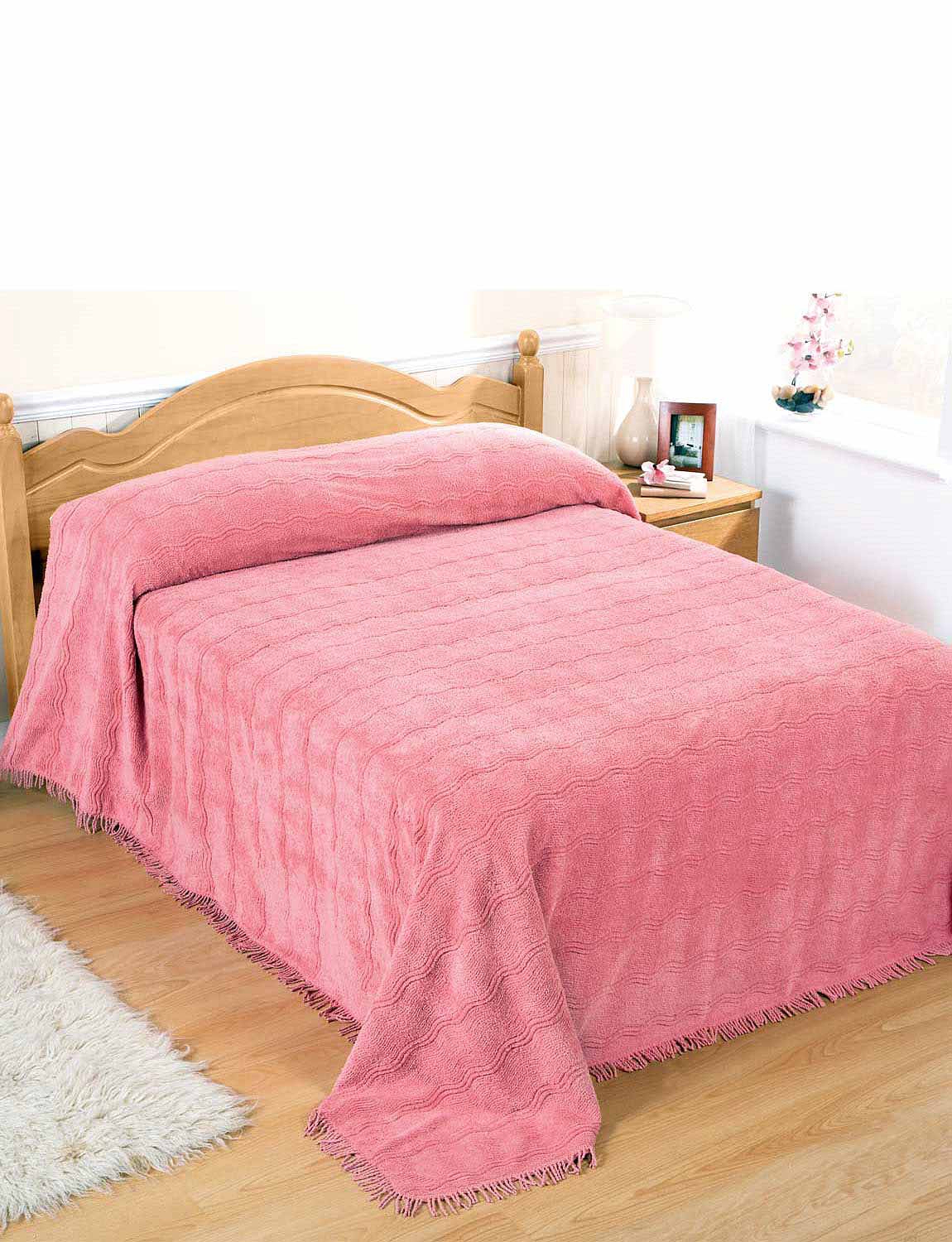 Classic Luxury Candlewick Bedspread Home Bedroom Chums