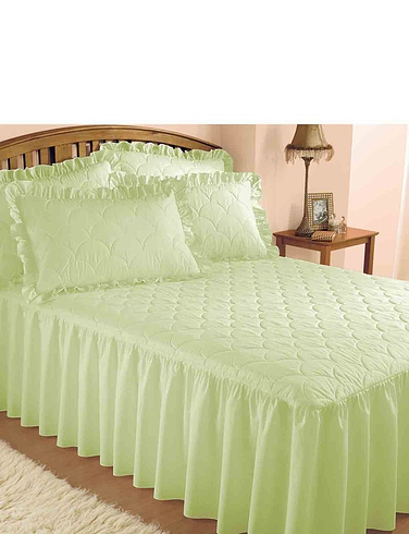 Luxury Plain Quilted Bedspread