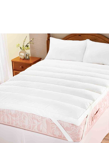 Lumbar Support Feather Mattress Topper