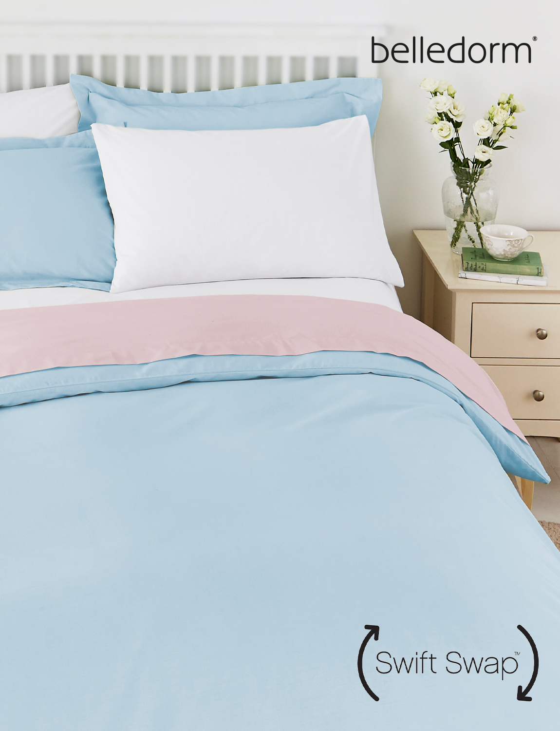 Superfine 200 Count Percale Poly Cotton Duvet Cover Chums