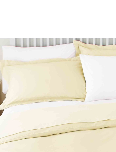 Belledorm Superfine 200 Count Percale Poly Cotton Housewife Pillowcases