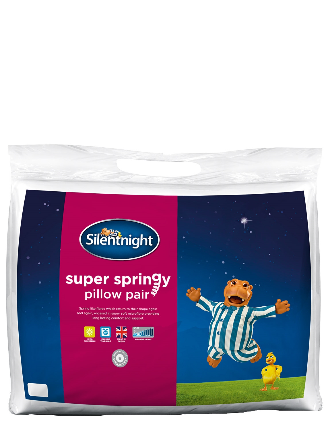 Silent Night UltraBounce Pillows Pack Of Two Chums