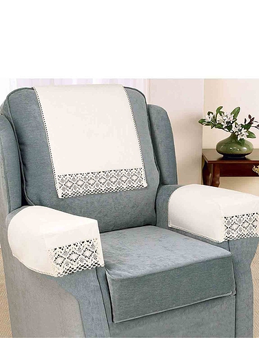 Non-Slip Cotton and Lace Furniture Accessories