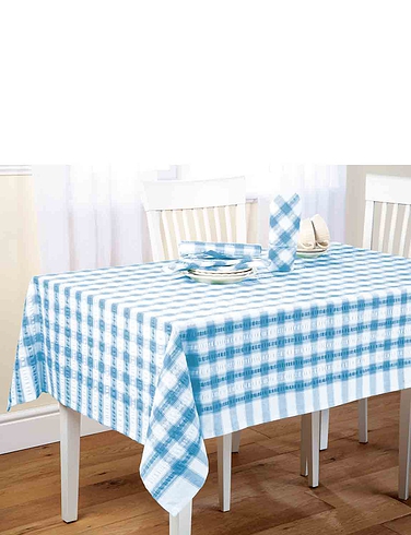 Seersucker Tablecloths and Napkins
