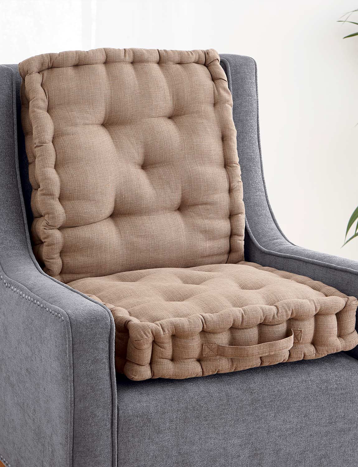 10cm Adult Chunky 4'' Booster Cushion Cotton Chair Seat PAD Sofa Garden