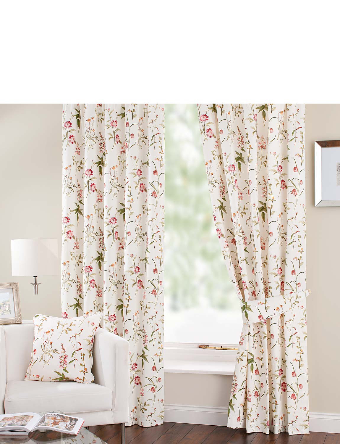 Alicia Lined Cotton Panama Curtains | Chums