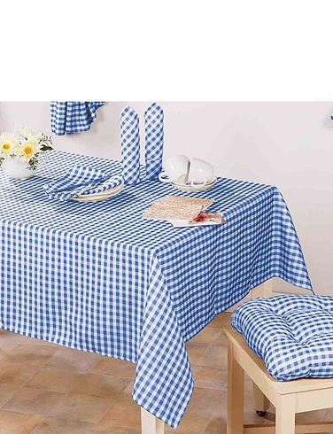 Country Gingham Kitchen Tablecloth