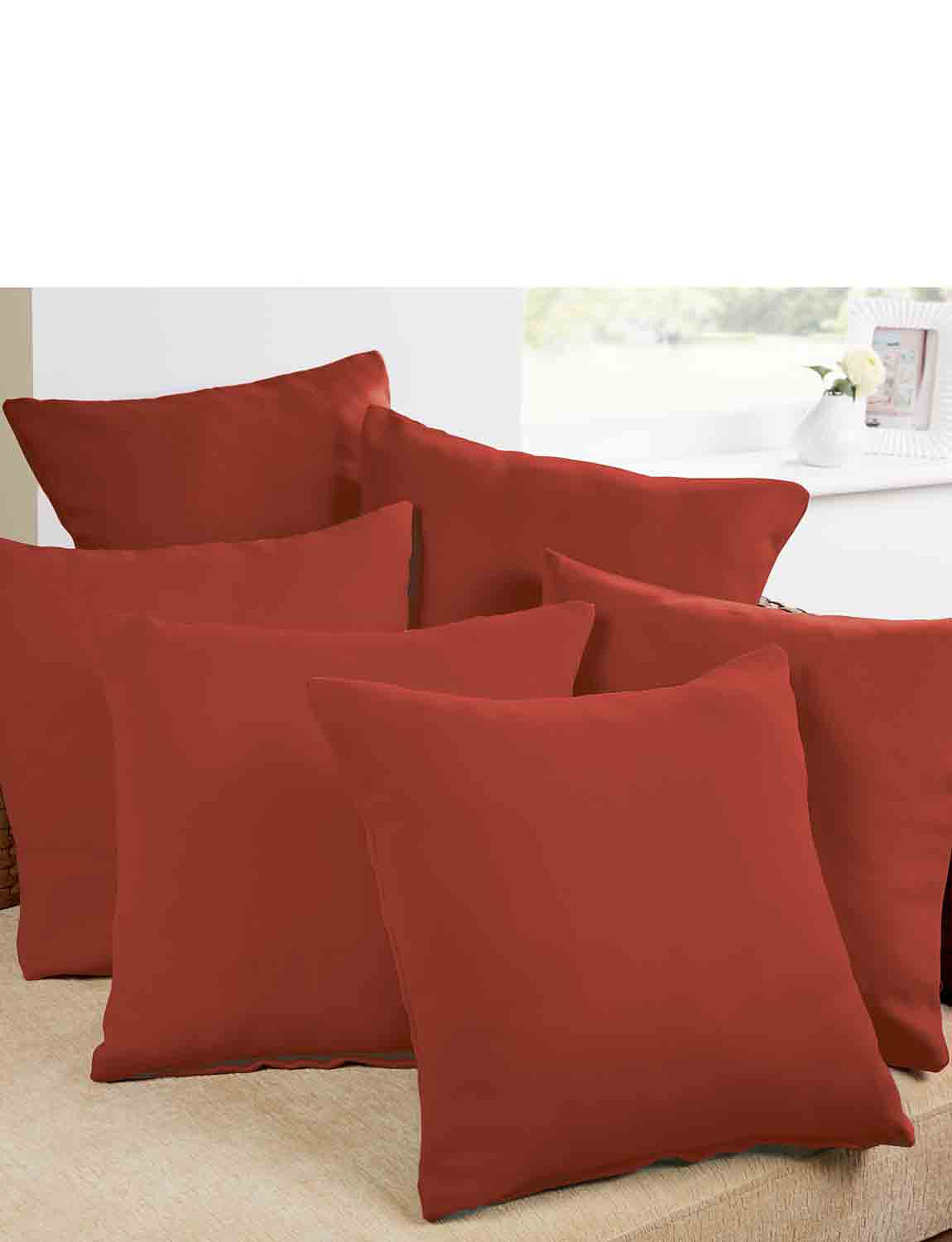 Plain Satin Cushion Covers Chums