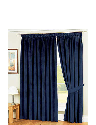 Thermal Lined Velour Curtains