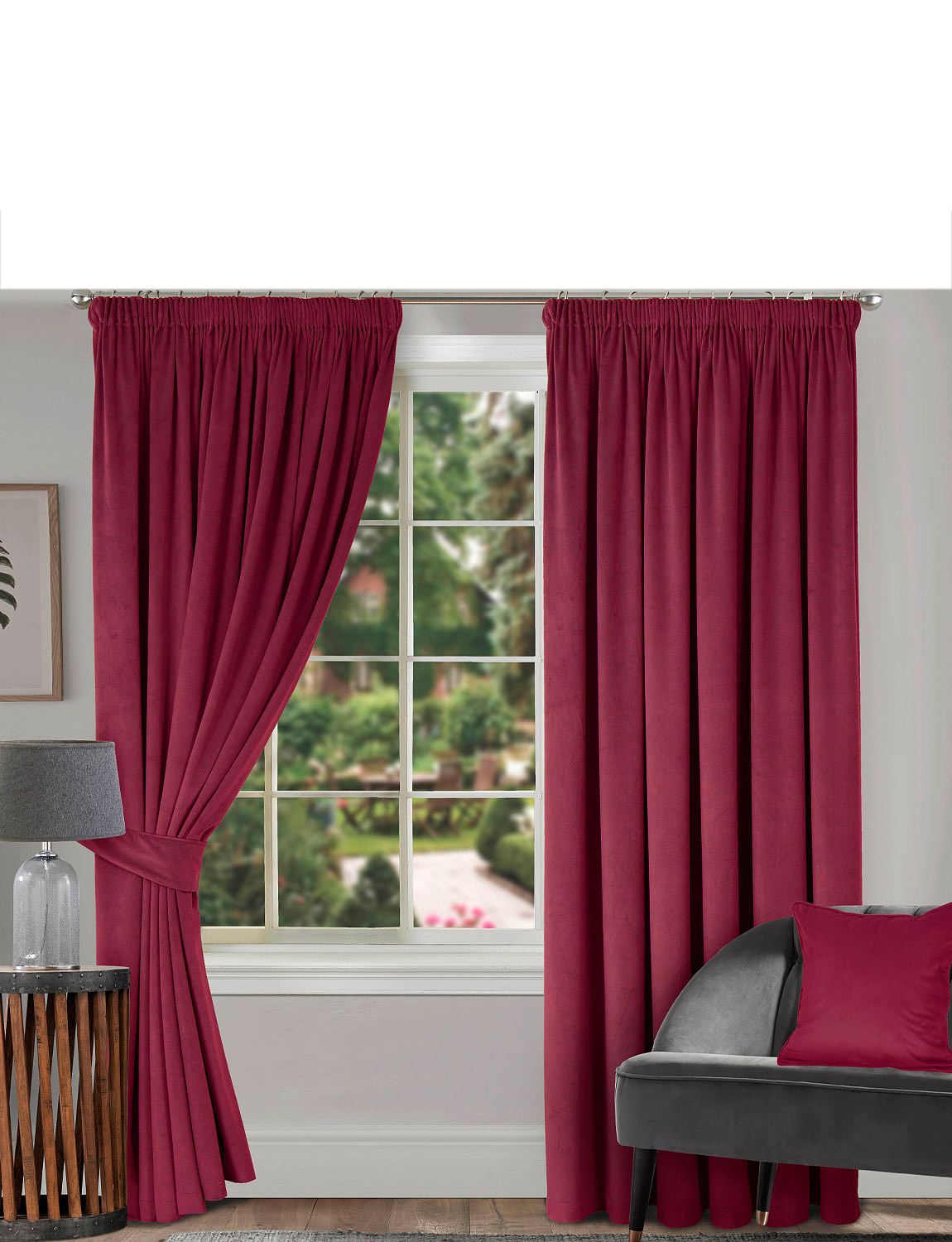 Thermal Lined Velour Curtains Chums