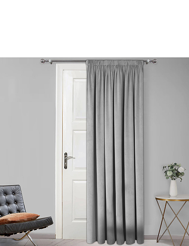 Lined Velour Door Curtains
