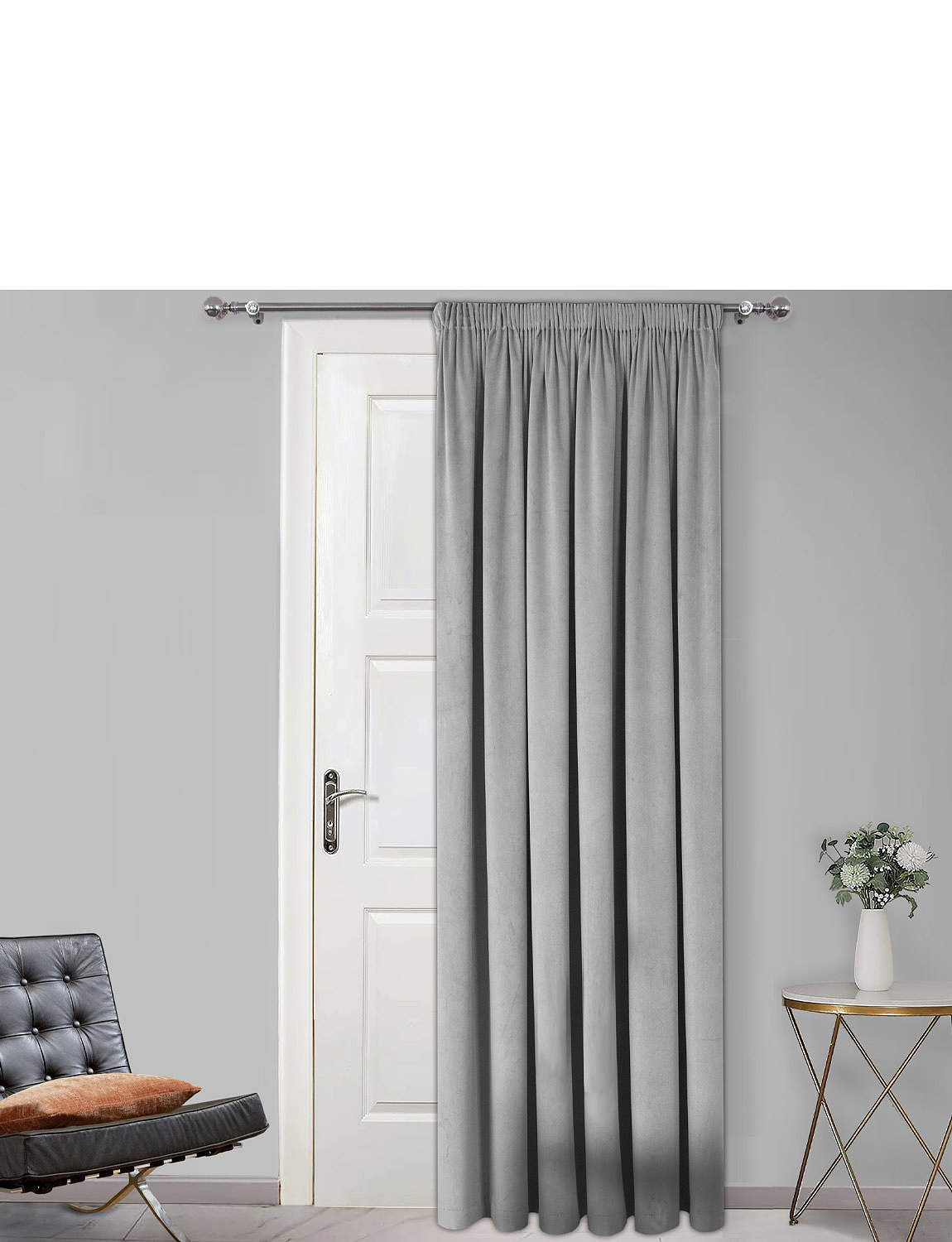 Lined Velour Door Curtains Chums