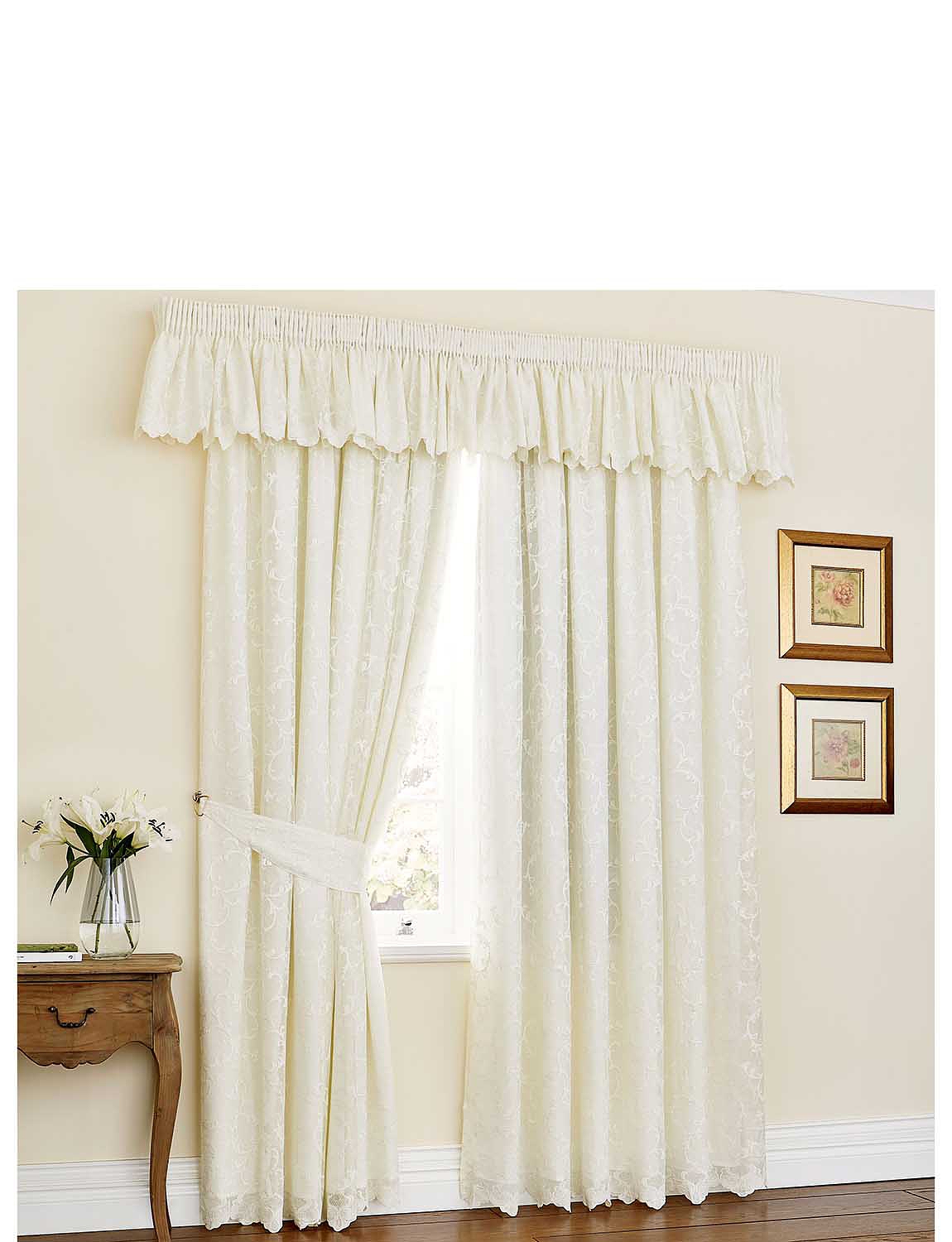 Perth Lined Lace Curtains | Chums
