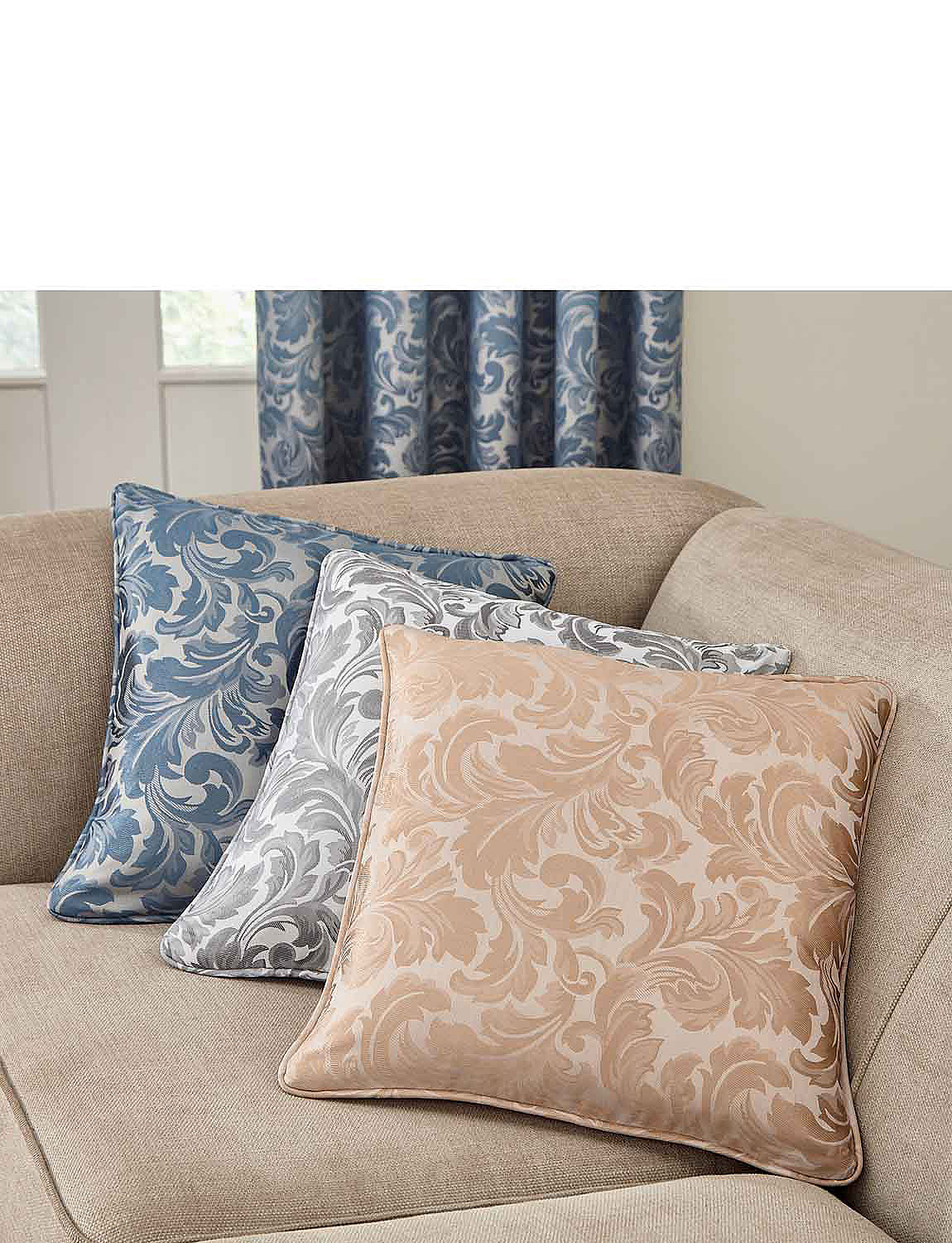 Buckingham Damask Cushion Covers Chums