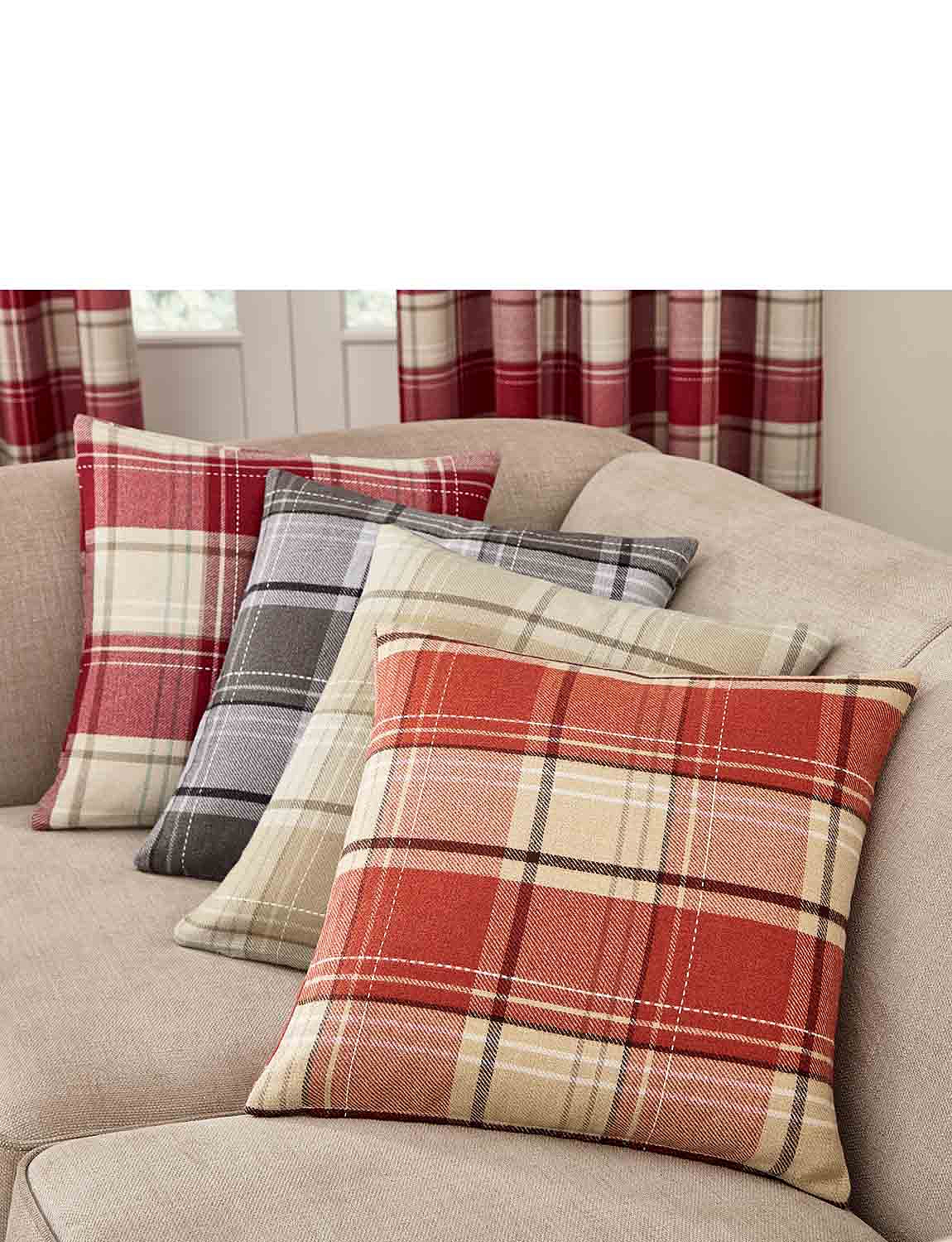 Shetland Check Cushion Covers Chums