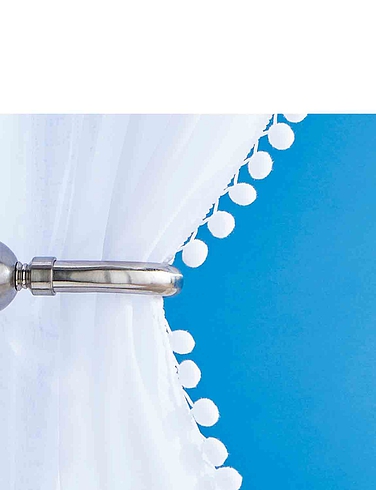 Pom Pom Voile Panel