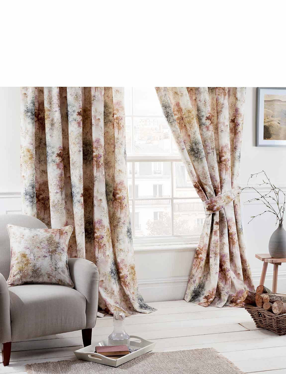 Woodland Lined Curtains Chums