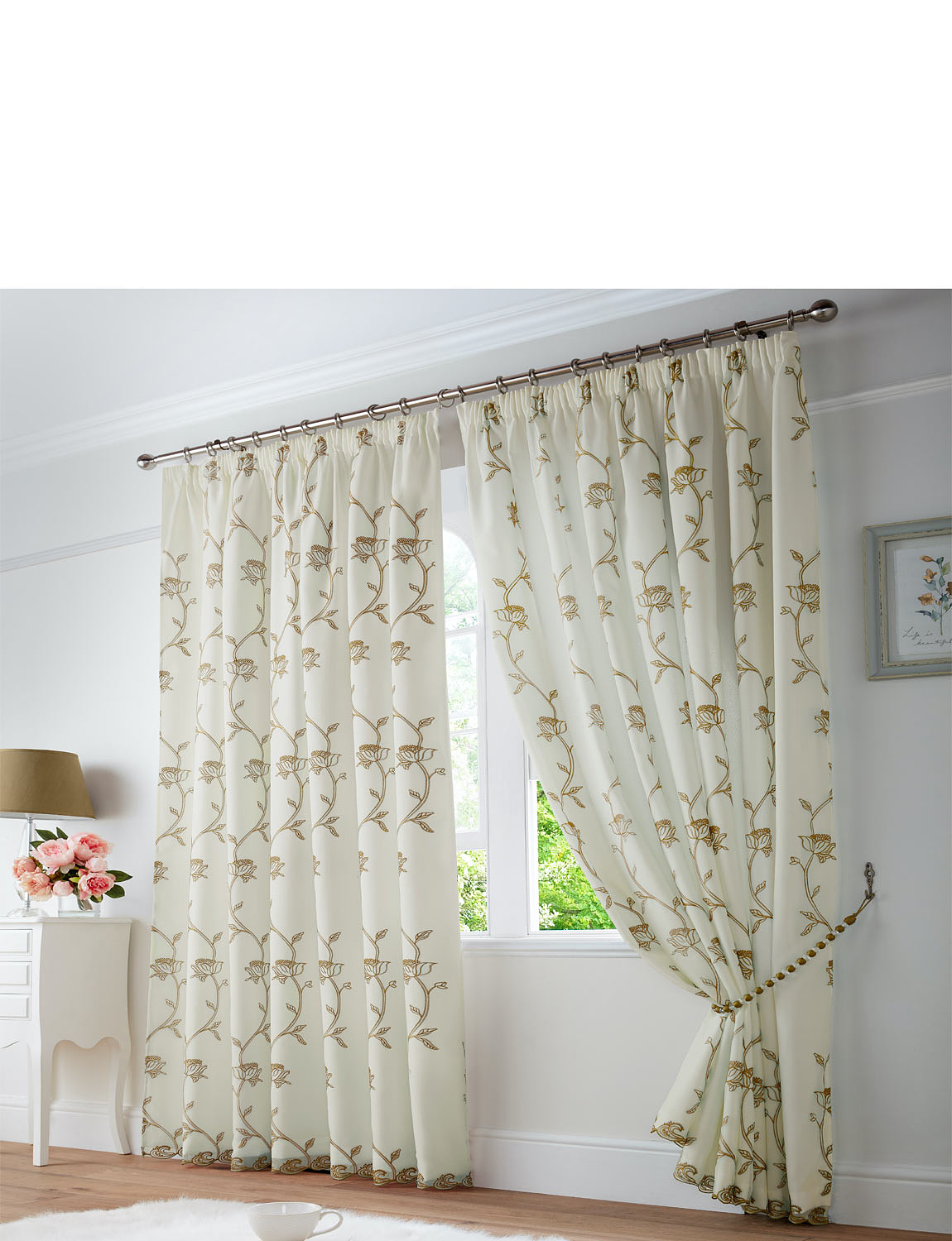 Exeter Lined Voile Curtains Chums