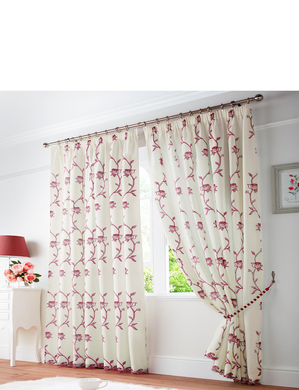 Exeter Lined Voile Curtains Chums