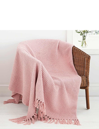 Honeycomb Cotton Throw