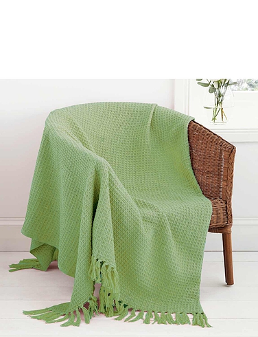 Honeycomb Cotton Throw