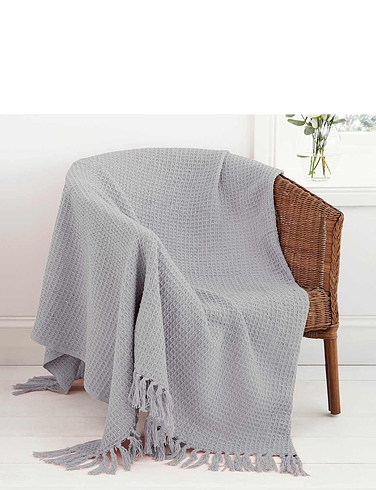 Honeycomb Cotton Throw