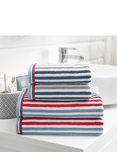 Hanover Jacquard Stripe Towel