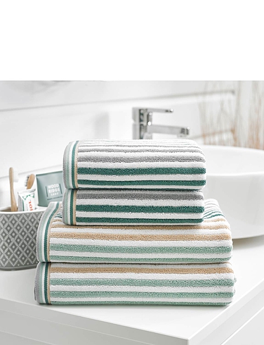Hanover Jacquard Stripe Towel