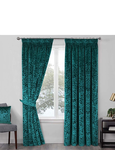 Taylor Interlined Thermal Velour Curtains