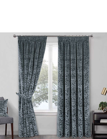 Taylor Interlined Thermal Velour Curtains