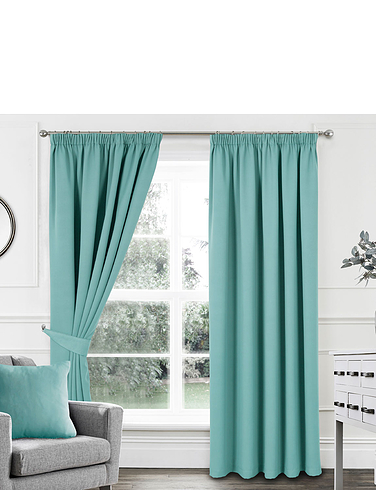 Woven Satin Total Blackout Curtains