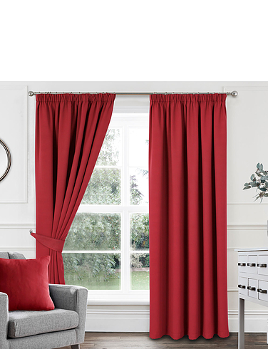 Woven Satin Total Blackout Curtains