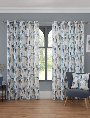 Bamford Lined Eyelet Curtains