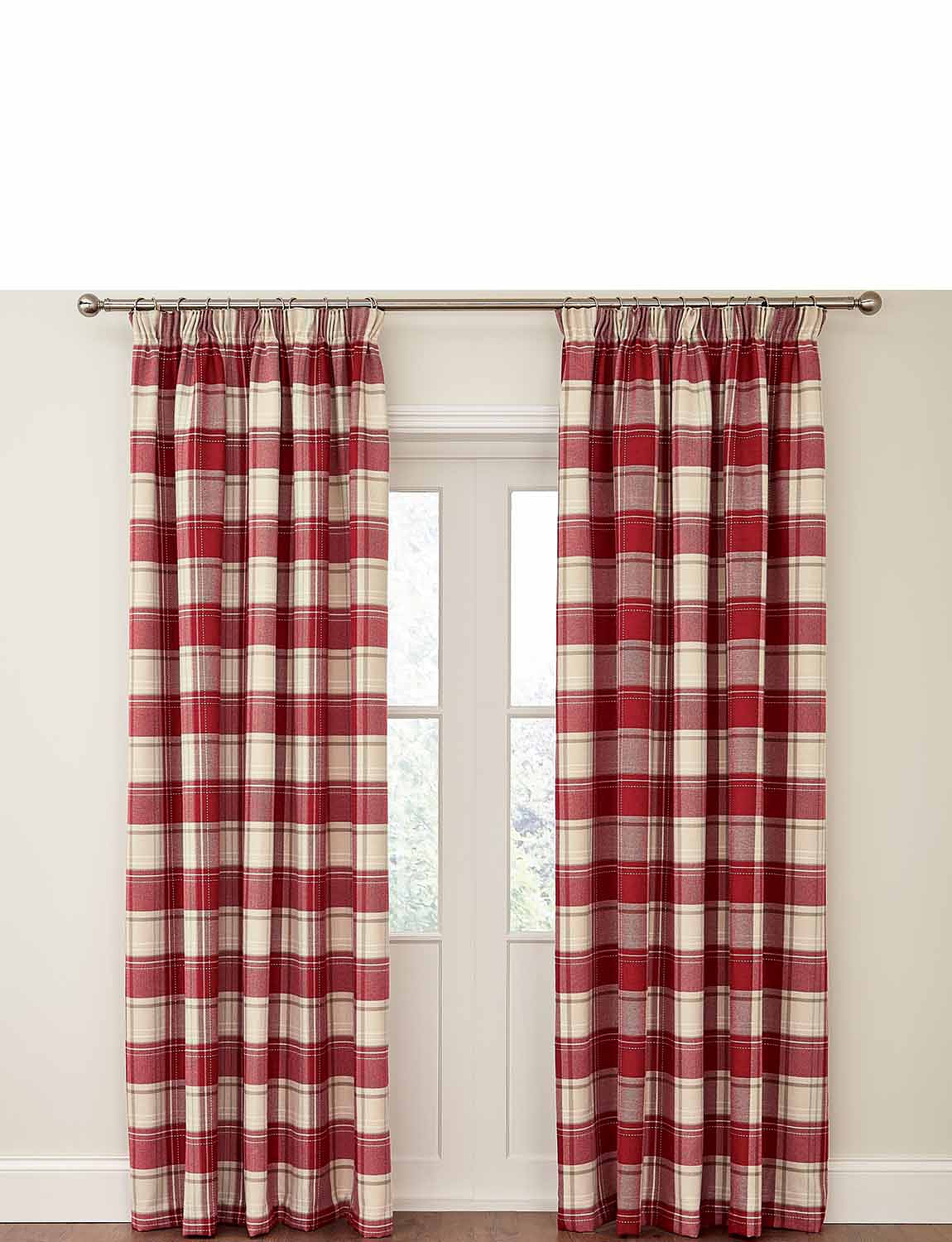 Shetland Check Curtains Chums