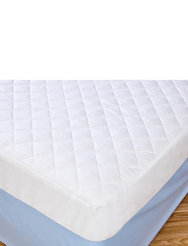 Waterproof Quilted Mattress Protector - White