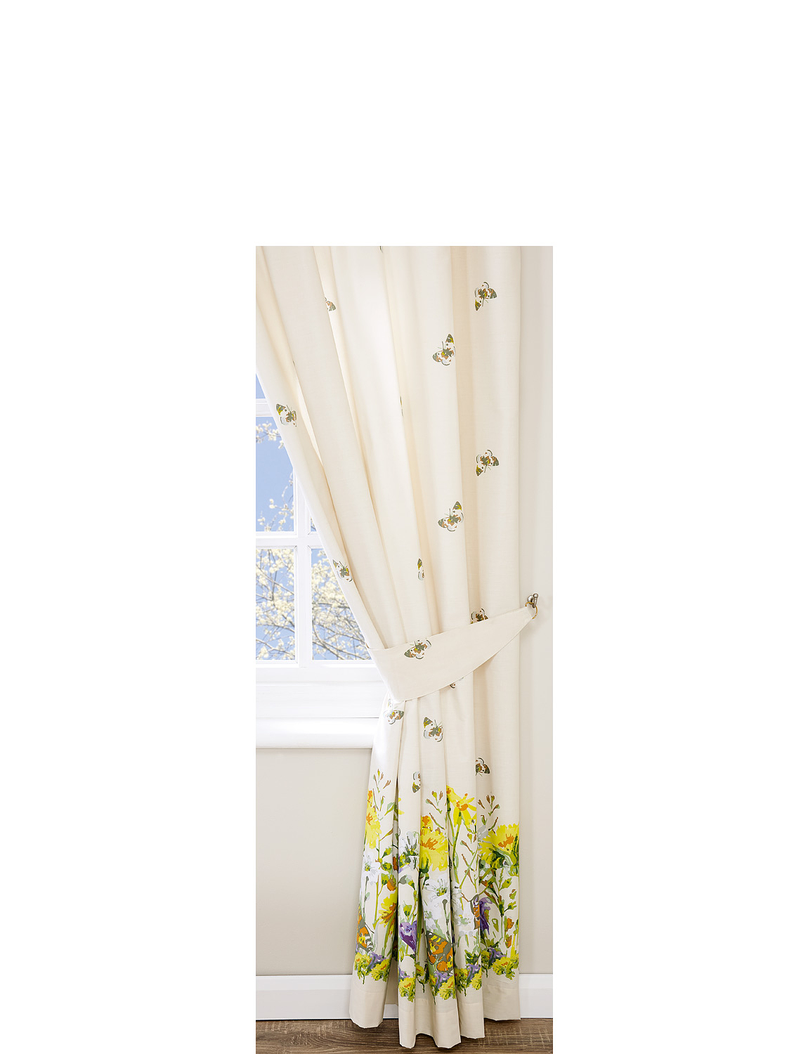 Bluebell Meadow By Belledorm Lined Curtains And Free Tiebacks