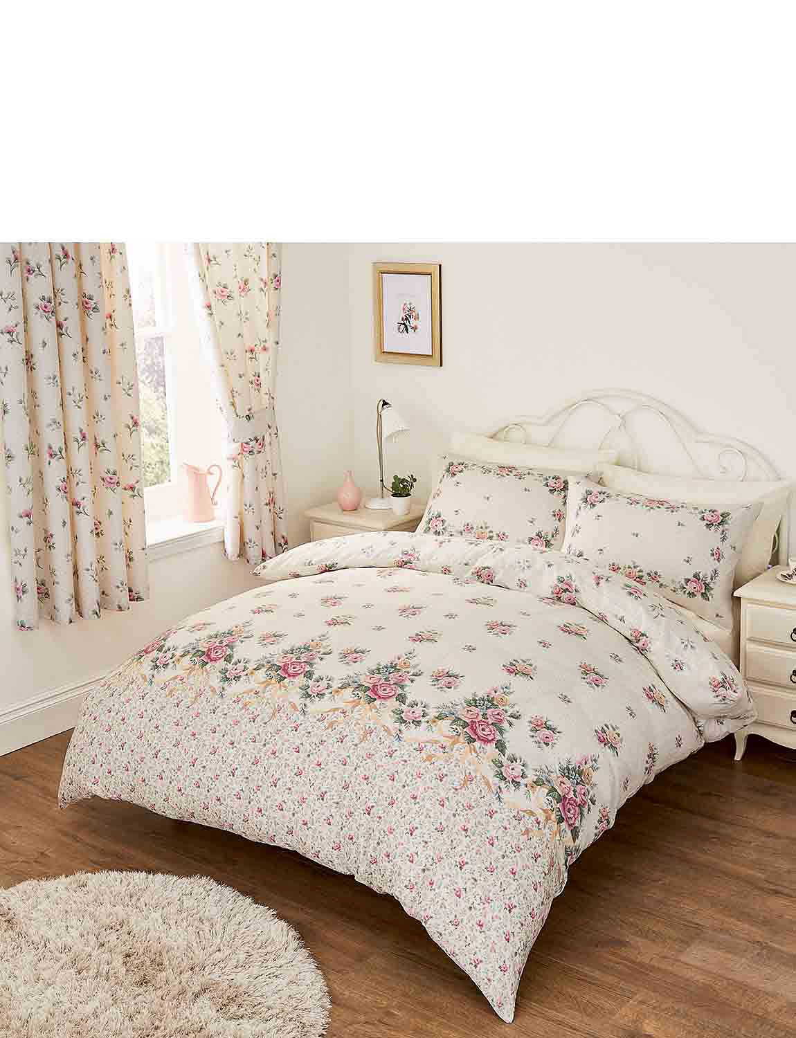 Contessa Quilt Set Lined Curtains