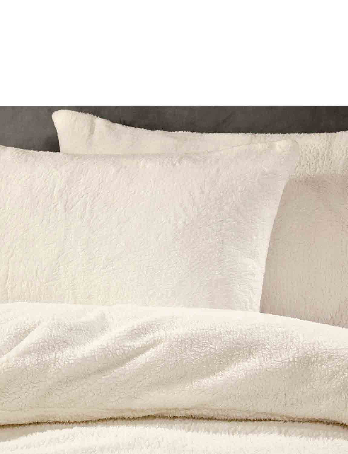 Teddy Fleece Quilt Cover Set Chums
