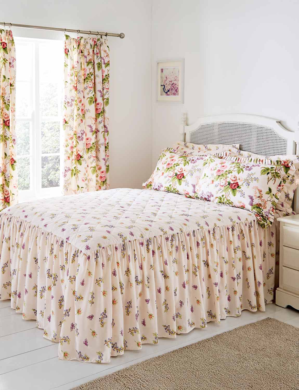 Delphine Quilted Bedspread By Belledorm Chums