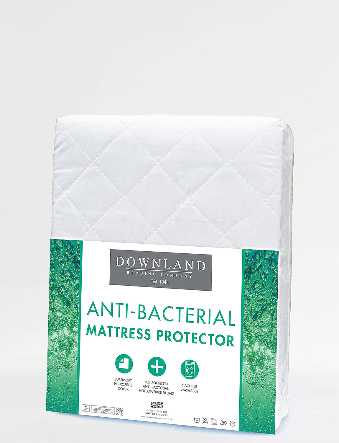 Anti Bacterial Mattress Protector By Downland Chums