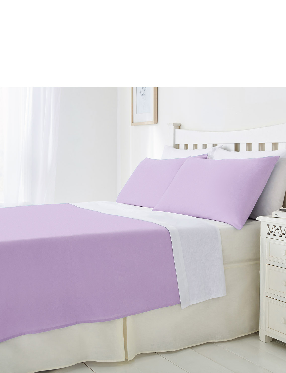 Plain Poly Cotton Flat Sheet | Chums