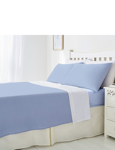 Plain Poly Cotton Fitted Sheet
