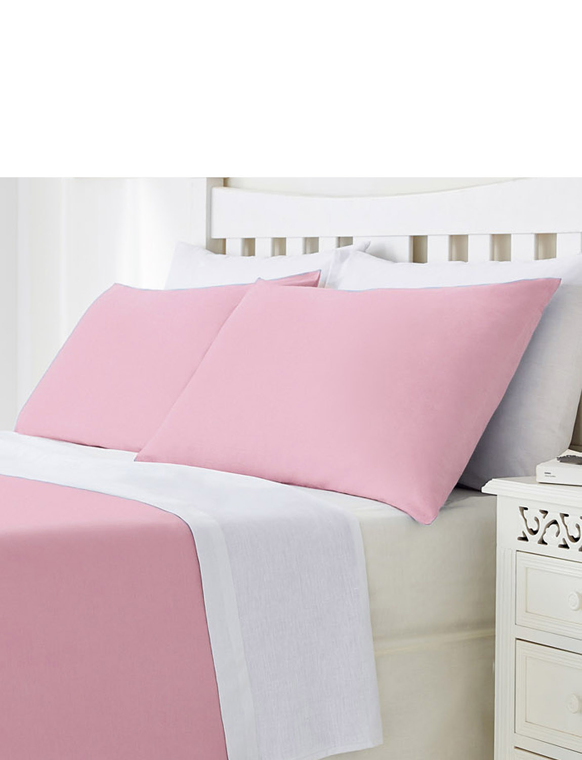 Plain Poly Cotton Pillowcases Chums